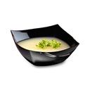 Squares Black Serving Bowl, 8 Ounce 4 count per pack -- 12 per case.