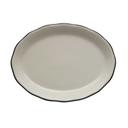 Oneida Manhattan Black/Buffalo Collection Platters Caprice Dia. (In.) =11 5/8in X 8 7/8in Pack -- 12 Per Case