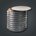 American Metalcraft Standard-Weight Aluminum Round Disk Separator, 8 inch