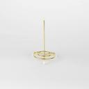 American Metalcraft Brass Plated Check Spindle, 3 x 6 inch