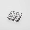 American Metalcraft Black Wire Square Grid Basket, 6 x 6 inch