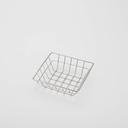 American Metalcraft Stainless Steel Wire Square Grid Basket, 6 x 6 inch
