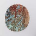 American Metalcraft Reclaimed Wood Melamine Organic Round Serving Board, 16 1/2 inch