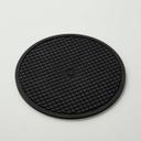 American Metalcraft Silicone Round Black Large Trivet, 10 x 10 inch