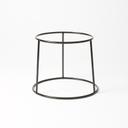 American Metalcraft Black Round Rubberized Stand, 7 1/2 x 7 1/2 inches