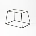 American Metalcraft Black Rectangle Rubberized Stand, 9 x 7 inch