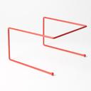 American Metalcraft Red Rectangle Rubberized Universal Stand, 9 x 7 inch