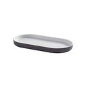 American Metalcraft Unity Collection Oval Melamine Graphite Serving Platter, 10 1/2 x 51/4 x 7/8 inch