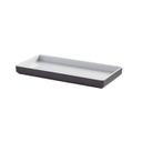 American Metalcraft Unity Collection Rectangular Melamine Graphite Serving Platter, 10 x 4 3/4 x 7/8 inch