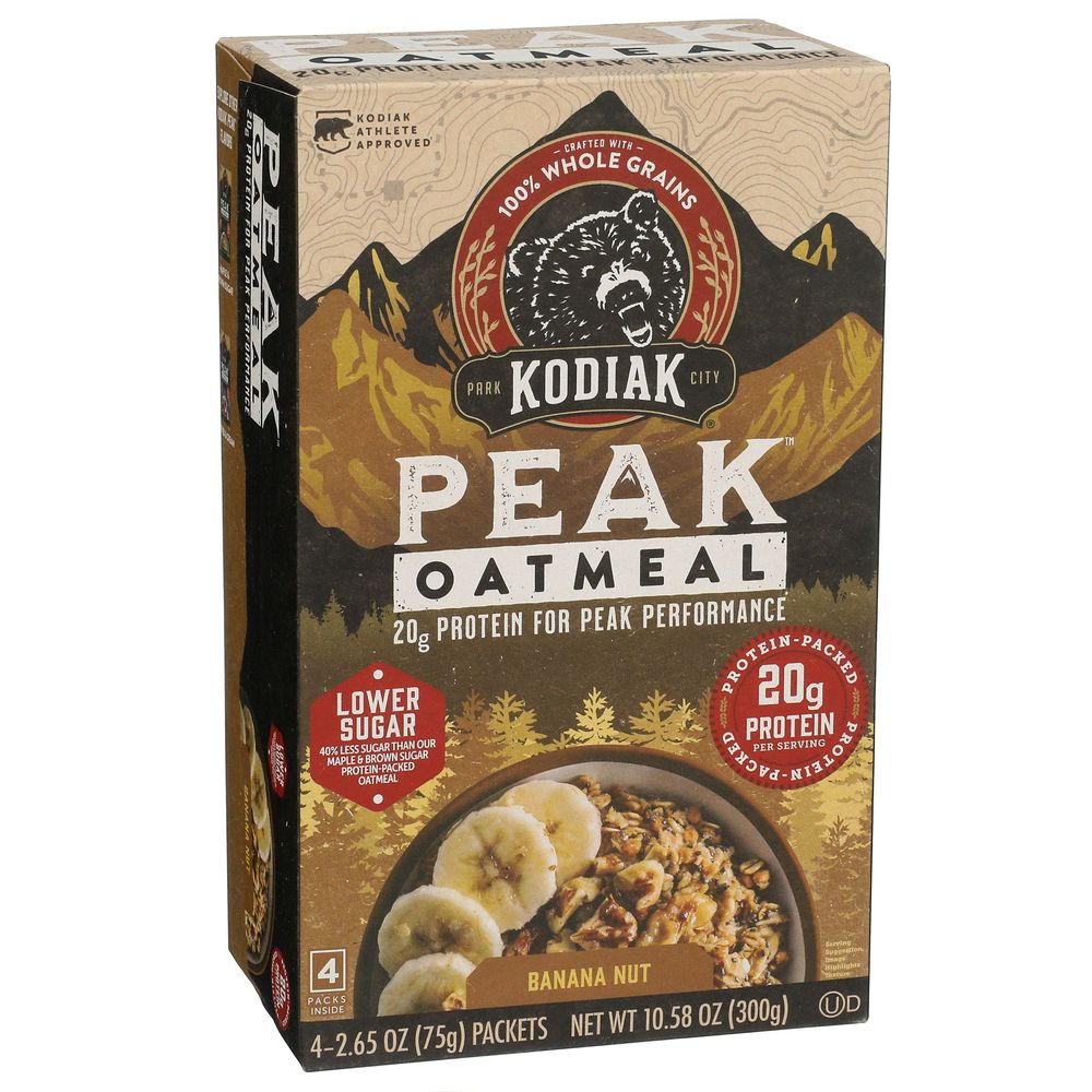 Kodiak Peak Banana Nut Oatmeal, 10.58 Ounce -- 6 per case