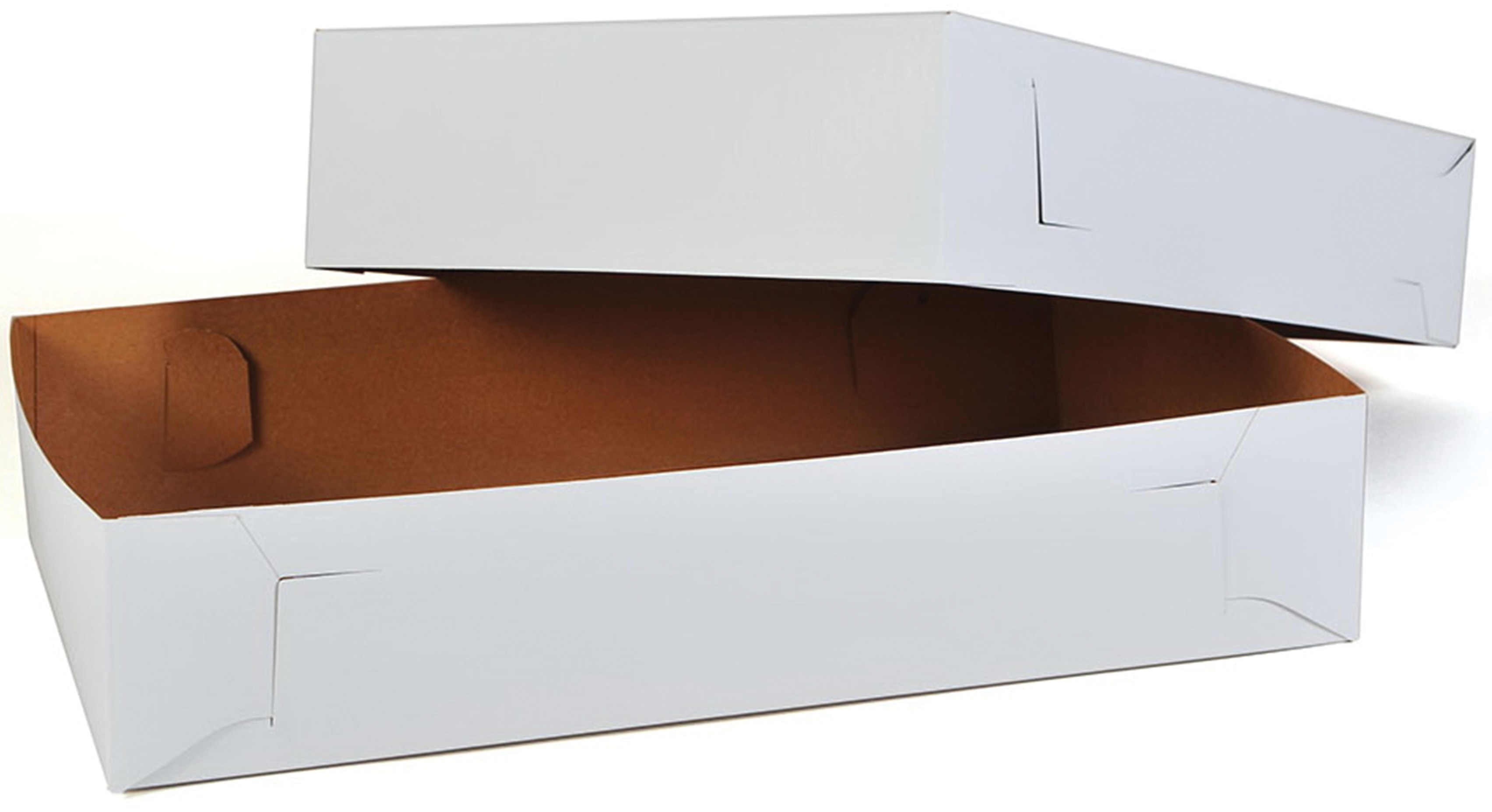 Southern Champion Tray SBS White Rectangular Donut Tray with Lock Corner, 17 x 11 x 13.5 inch -- 200 per case