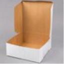 SCT Standard White Bakery Box, 10 x 10 x 4 inch -- 100 per case