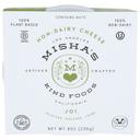 Mishas Kind Foods Organic Joi Spreadable Dairy Free Cheese, 8 Ounce -- 6 per case.
