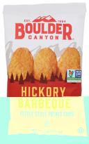 Boulder Canyon Hickory BBQ Kettle Style Potato Chips, 5 Ounce -- 12 per case