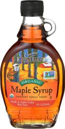 Coombs Family Farms Grade A Amber Color Rich Taste Maple Syrup, 8 Ounce -- 12 per case