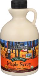 Coombs Family Farms Organic Grade A Dark Color Robust Taste Maple Syrup, 32 Ounce -- 6 per case