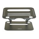 Uncaged Ergonomics Anodized Aluminum Space Gray RISE Adjustable Laptop Desk Stand