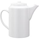 Service Ideas Plastic White Double Wall Teapot without Tether, 16 Ounce Capacity