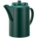Service Ideas Plastic Forest Green Double Wall Teapot with Tether, 16 Ounce Capacity -- 6 per case
