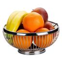 Service Ideas 18/8 Stainless Steel Polished Finish Round Standard Wire Basket, 9 inch