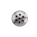 Service Ideas Stainless Steel Brushed Finish Unprinted Teardrop Top Condiment Shaker, 6 Ounce Capacity