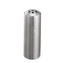 Service Ideas Stainless Steel Brushed Finish Unprinted Teardrop Top Condiment Shaker, 6 Ounce Capacity