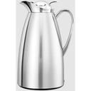 Service Ideas Classy Polished Finish Stainless Vacuum Insulated Carafe with Push Button, 1 Liter Capacity