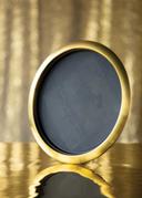 Service Ideas Vintage Gold 12 inch Round Non-Slip Tray with Removable Insert, 14 x 14 x 1 inch