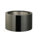 Service Ideas 18/8 Stainless Steel Dark Tungsten Finish Double Wall Personal Party Tub Beverage Chiller, 1.5 Gallon Capacity