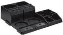Service Ideas The HiLo Build Your Own Black 6 Piece Airpot Station Set, 27.75 x 24.5 x 8.75 inch