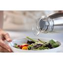 Service Ideas VersaVac Brushed Stainless Finish Vacuum Insulated Bottle with Small Lid, 1 Liter Capacity