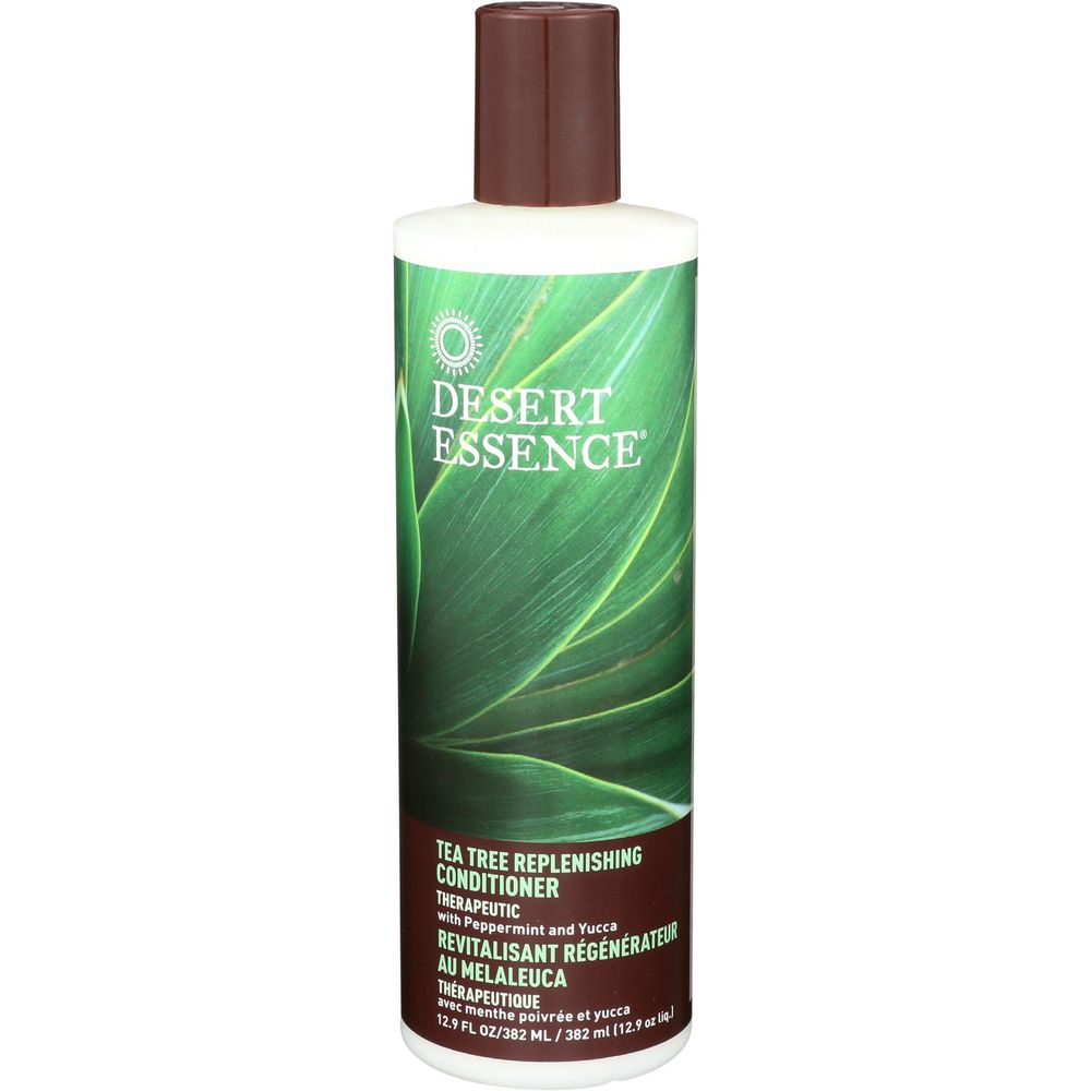 Desert Essence Tea Tree Replenishing Conditioner, 12 Fluid Ounce