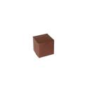 Boxit Lock Corner One Piece Chocolate Bakery Box, 4 x 4 x 4 inch -- 200 per case.