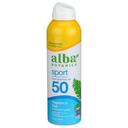 Alba Botanica Fragrance Free SPF 50 Sport Sunscreen Spray, 5 Fluid Ounce