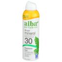 Alba Botanica Fragrance Free SPF 30 Sheer Mineral Sunscreen Spray, 5 Fluid Ounce