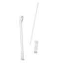 Bunzl Prime Source White Paper Wrapped Slim Milk Straw, 5.75 inch -- 12000 per case