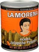 La Morena Whole Jalapeno Pepper, 27 Ounce -- 6 per case