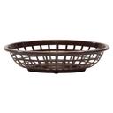 Tablecraft Brown Oval Small Basket, 7.75 x 5.5 inch -- 36 per case