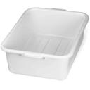 Tablecraft Gray High Density Polypropylene Tote Box, 6 Gallon -- 12 per case