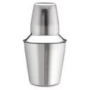 Tablecraft Stainless Steel 3 Piece Bar Shaker Set, 8 Ounce Capacity -- 6 per case