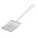 Tablecraft Rectangular Nickel Plated Steel Fine Mesh Skimmer, 5.25 x 6 x 18 inch