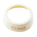 Tablecraft Plastic Beige Print Fat Free Ranch White Collar for Salad Dressing Dispenser