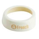 Tablecraft Plastic Beige Print Fat Free French White Collar for Salad Dressing Dispenser