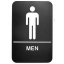 Tablecraft Men Braille Symbol Signage, 6 x 9 inch