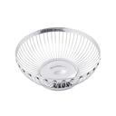 Tablecraft Regent Stainless Steel Round Medium Spoke Serving Basket, 8 inch Dia. x 3.25 inch