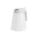 Tablecraft Polyethylene White Top Dispenser, 48 Ounce Capacity -- 6 per case