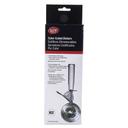 Tablecraft 18/8 Stainless Steel Black Size 30 Thumb Press Ice Cream Food Disher with Polyethylene Handle, 1.25 Ounce Capacity