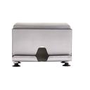 Tablecraft Stainless Steel Wrapped Two Sided Straw Dispenser, 9.625 x 7 x 7.25 inch