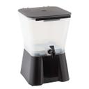 Tablecraft Slimline Polypropylene Beverage Dispenser with Black Tomlinson Faucet, 3 Gallon -- 2 per case