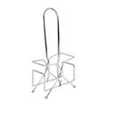 Tablecraft Chrome Plated 2 Compartment Rack for Oil and Vinegar Bottle